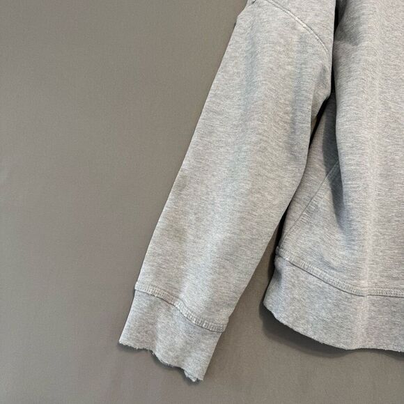 Nike Air Grey Pullover Thrashed Hoodie Size Small Cotton Blend Essential - Picture 9 of 16